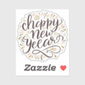 NEW YEAR New START , Happy New Years Sticker (Vel)