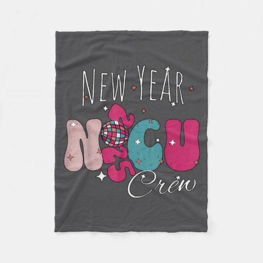 New Year Nicu Nurse Crew Celebration Uni-adults - Fleece Deken (Voorkant)
