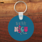 New Year Nicu Nurse Crew Celebration Uni-adults -  Sleutelhanger (Voorkant)