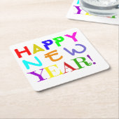 New Year Paper Coasters Set Kartonnen Onderzetters (Schuin)