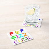 New Year Paper Coasters Set Kartonnen Onderzetters (Insitu)