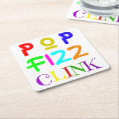 New Year Paper Coasters Set Kartonnen Onderzetters (Schuin)