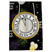 New Year Party Balloons Medium Cadeauzakje (Achterkant)