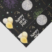 New Year Party Balloons Wrapping Paper Tissuepapier (Detail)