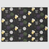 New Year Party Balloons Wrapping Paper Tissuepapier (Voorkant)