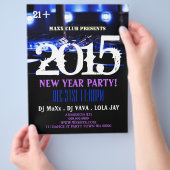 New Year Party Event Announge DJ CLUB Flyer (Hand)