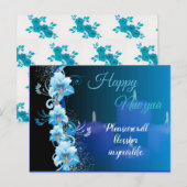 New year Postcard Feestdagenkaart (Voorkant / Achterkant)