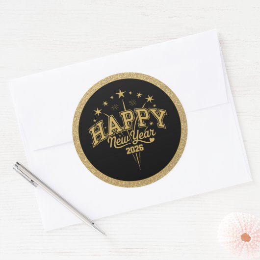 New Year Ronde Sticker (Envelop)