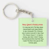 New Year’s Resolution Keychain (voorkant)