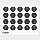 New Year’s Social Club 2026 Celebration Ronde Sticker (Vel)