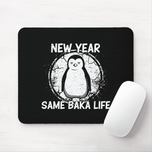 New Year Same Baka Life Baka Penguin  Muismat (Met muis)