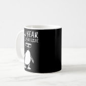 New Year Same Baka Life Funny Penguin Joke  Koffiemok (Voorkant links)