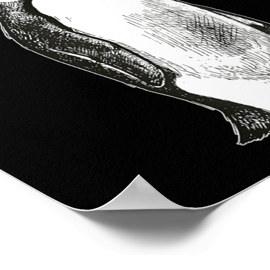 New Year Same Baka Life Humor Penguin Joke Poster (Hoek)