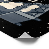 New Year Same Baka Life Penguin Joke Gaming Video Poster (Hoek)