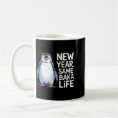New Year Same Baka Life Penguin Joke Koffiemok (Links)