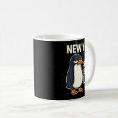 New Year Same Baka Life Penguin Joke  Koffiemok (Voorkant rechts)