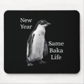 New Year Same Baka Life Penguin Joke  Muismat (Voorkant)