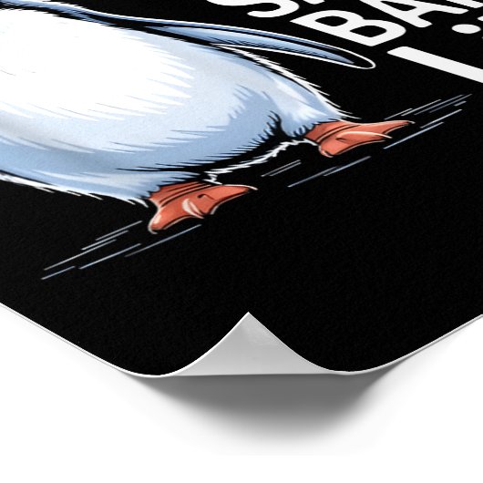 New Year Same Baka Life Penguin Joke Poster (Hoek)