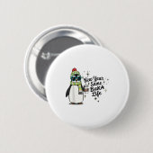 New Year Same Baka Life Penguin Meme Joke  Ronde Button 5,7 Cm (Voorkant /achterkant)