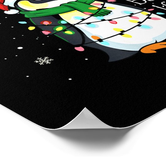 New Year Same Baka Life Penguin New Year Sarcastic Poster (Hoek)