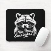 New Year Same Baka Life Raccoon Meme Funny Joke  Muismat (Met muis)