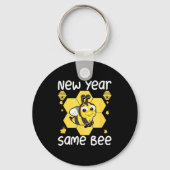 New Year Same Bee Meme Funny New Years Eve  Sleutelhanger (Voorkant)