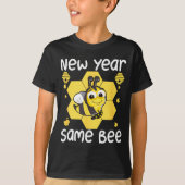 New Year Same Bee Meme Funny New Years Eve  T-shirt (Voorkant)