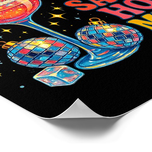 New Year Same Hot Mess Funny Tail Party Gift Poster (Hoek)