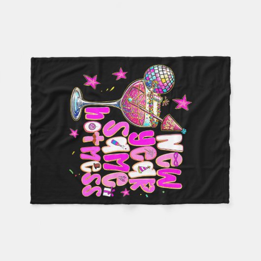 New Year Same Hot Mess Martini Tail New Year Women Fleece Deken (Voorkant (Horizontaal))