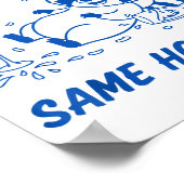 New Year Same Hot Mess Raccoon Fun Party Poster (Hoek)