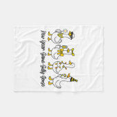 New Year Same Silly Goose Funny 2026 New Year Funn Fleece Deken (Voorkant (Horizontaal))