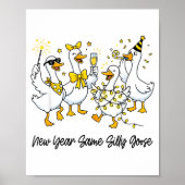 New Year Same Silly Goose Funny 2026 New Year Teac Poster (Voorkant)