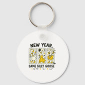 New Year Same Silly Goose Funny Goose New Year 202 Sleutelhanger (Voorkant)