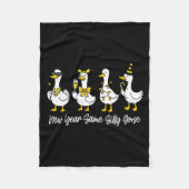 New Year Same Silly Goose Happy New Year 2026 Matc Fleece Deken (Voorkant)