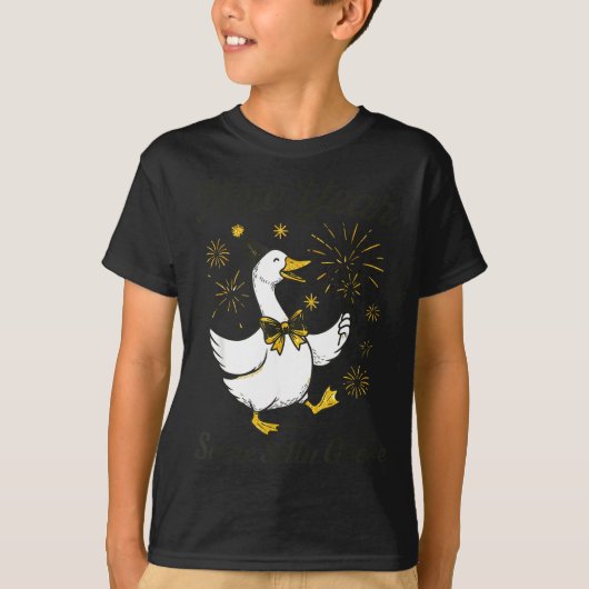 New Year Same Silly Goose New Year's Eve Party Fir T-shirt (Voorkant)