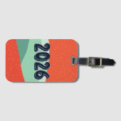 New year travel world tour  bagagelabel (Voorkant (horizontaal))