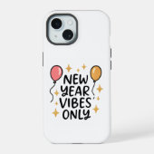 "New Year Vibes Only" iPhone Case iPhone 15 Case (Achterkant)