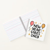 "New Year Vibes Only" Spiral Notebook Notitieboek (Binnen)