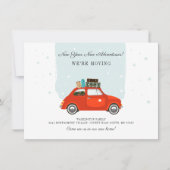 New Year We Moved Address Moving Announcement (Voorkant)