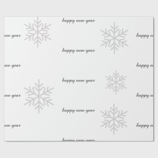 New Year wrapping paper Cadeaupapier (Vlak)