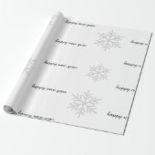New Year wrapping paper Cadeaupapier (Uitgerold)