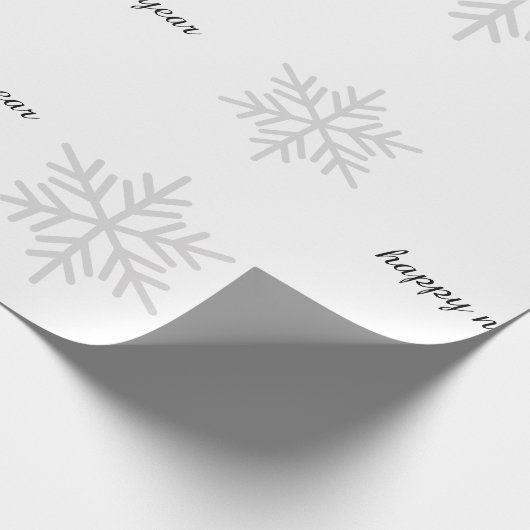 New Year wrapping paper Cadeaupapier (Hoek)