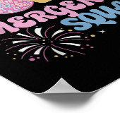 New Years 2026 Eve Emergency Squad Disco Ball Fire Poster (Hoek)