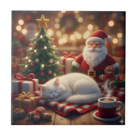 New Year's atmosphere Tegeltje (Voorkant)