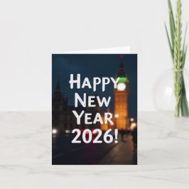 New Year's card Feestdagen Kaart
