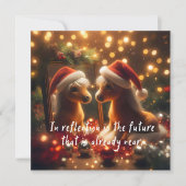 New Year's card with a cute horse (Voorkant)