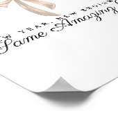 New Years Christian Coquette Faith New Beginnings  Poster (Hoek)