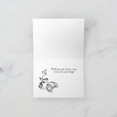 New Years Coffee Pun Kleine Note Kaarten (Binnen)