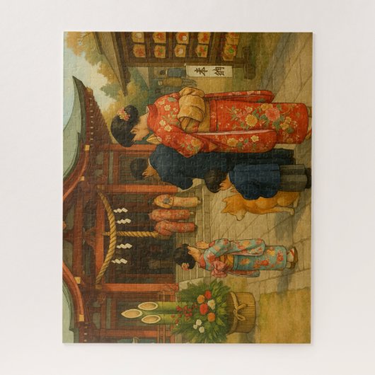 New Year's Day Legpuzzel (Verticaal)