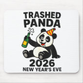New Years Eve 2026 Trashed Panda Premium Muismat (Voorkant)